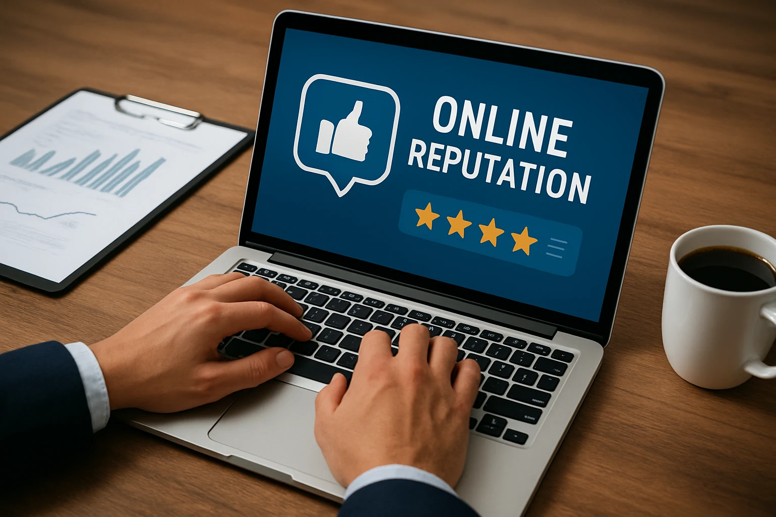 #8 ReviewTrackers - online reputation management seo guide