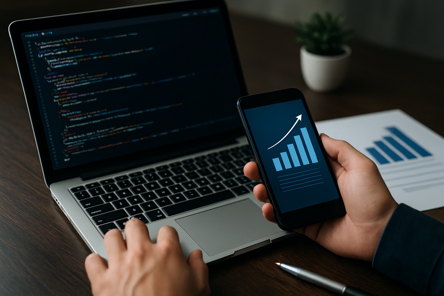 Illustration for Launch, Measure, and Grow: A 90-Day Success Blueprint related to web development