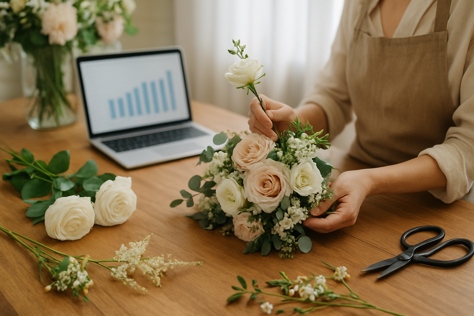 Illustration for Q7: How Do Real-World Examples and Data Inform Your Choice? related to which florist offers personalized wedding flower arrangements in perth