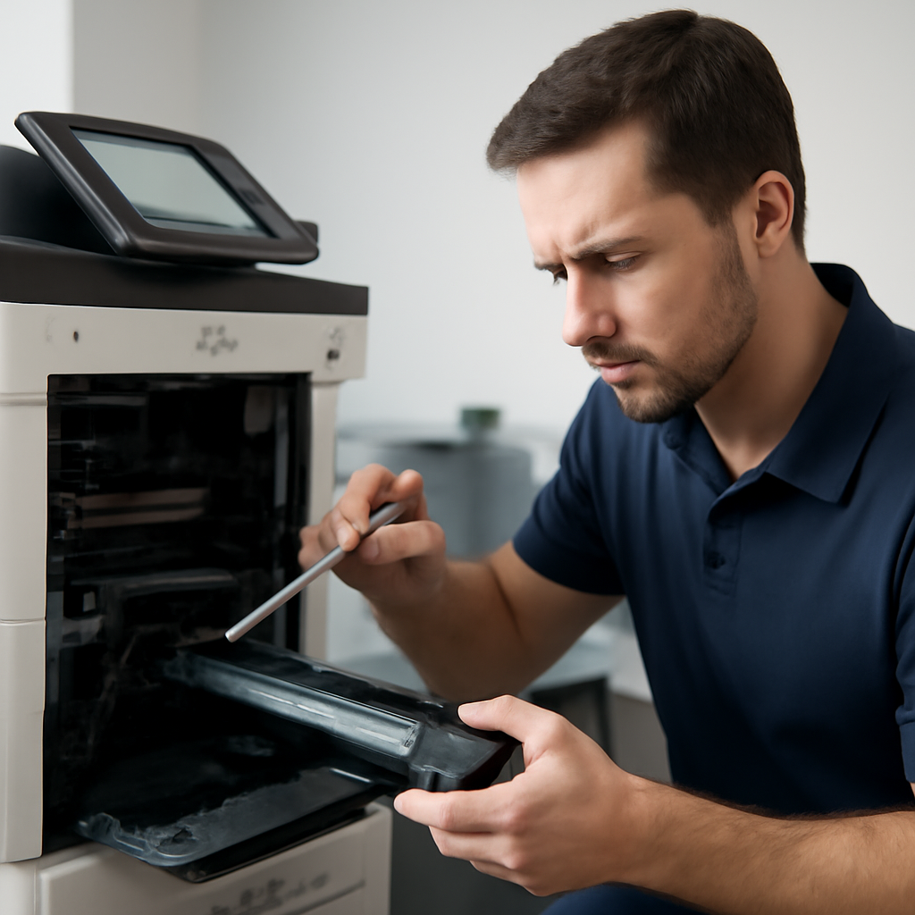 Illustration for Reliability and Uptime: Repairs, Warranties, and Preventative Maintenance related to comprehensive printing solutions for businesses