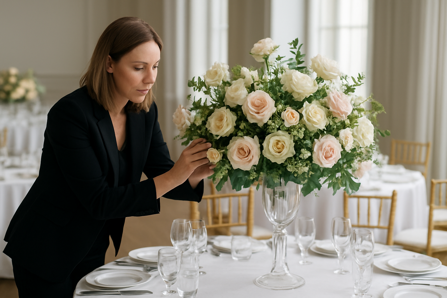 Illustration for Seamless Setups: Logistics, Timelines, and Venue Coordination related to corporate event floristry perth