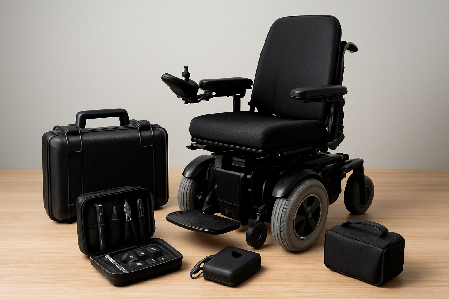 Illustration for Carry Cases, Tool Kits, and Tagging: Protect Every Part of Your Power Chair related to wheelchair travel checklists
