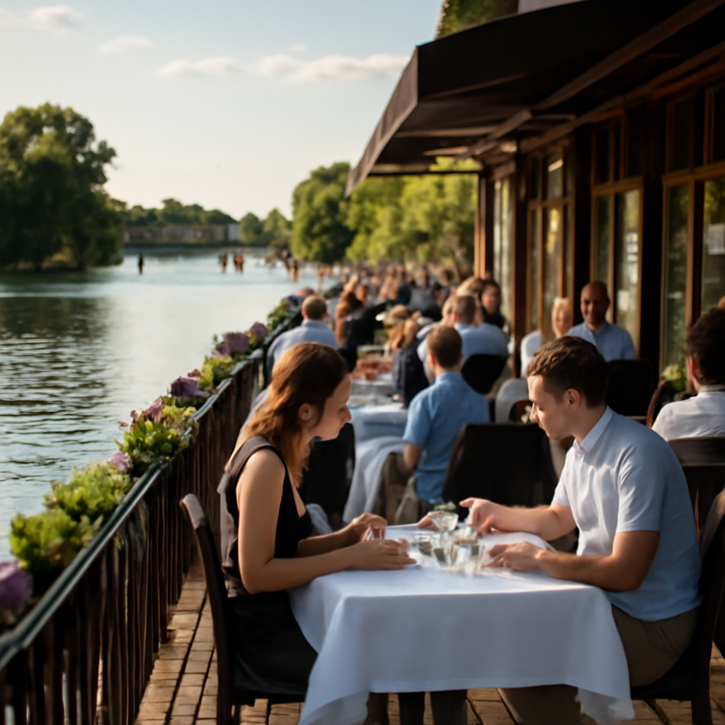 Illustration for The 10 Secrets, Summarised With Real-World Examples related to riverfront restaurant