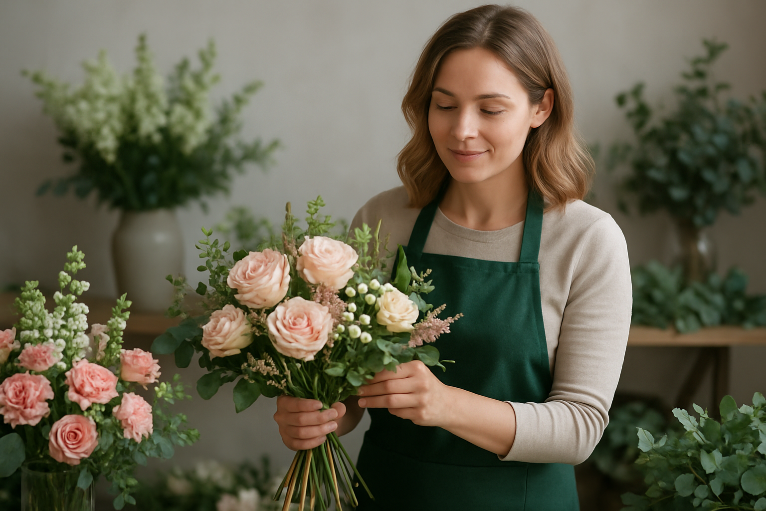 Illustration for Weddings, Funerals, and Events: Trusted Floristry with Heart related to flower florist near me