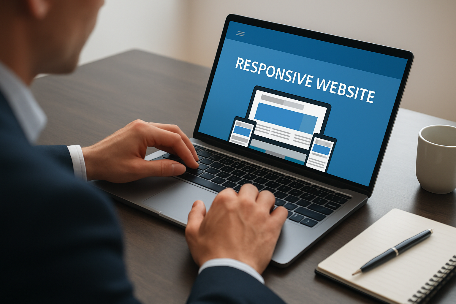 Illustration for How Spot On Websites Delivers Efficiently related to responsive website design for smes