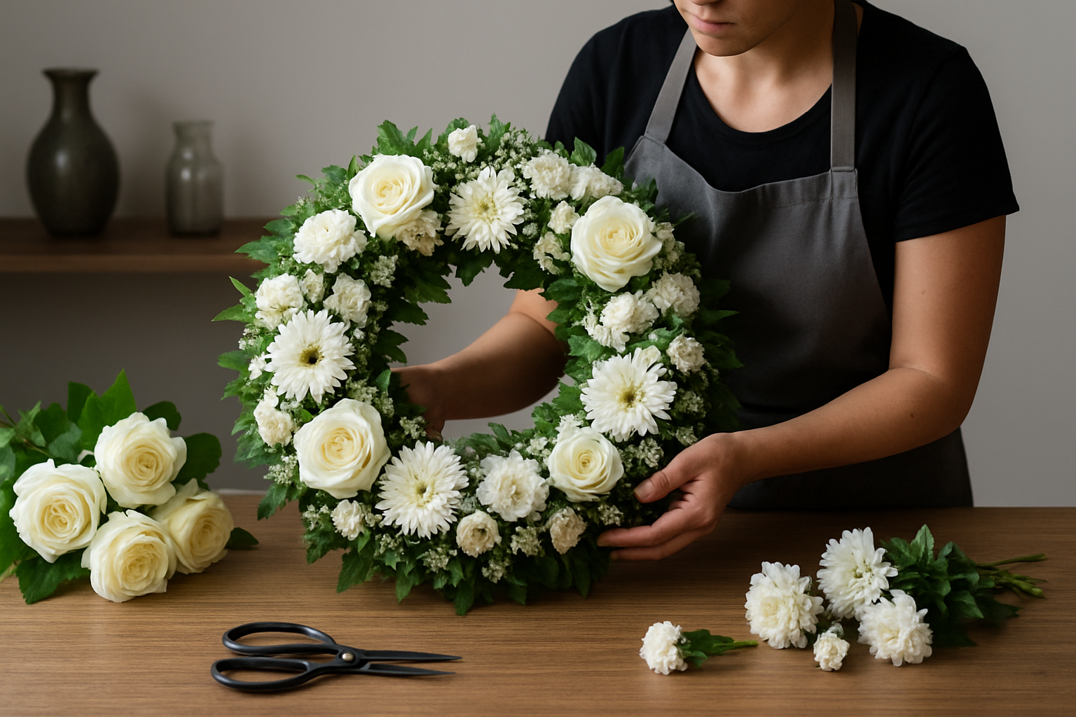 Illustration for Working with The Flower Boutique: local expertise you can lean on related to memorial wreaths perth