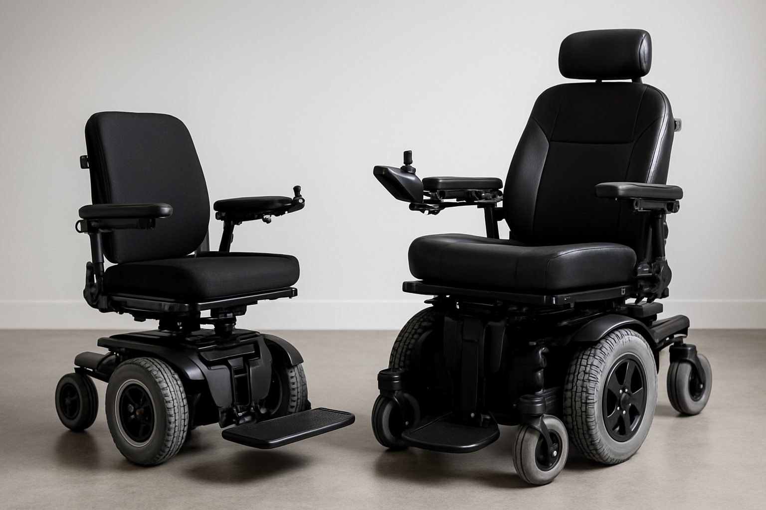 Illustration for The 7-Step Buyer’s Guide to Weight Limits, Portability, and Coverage related to compare lightweight vs heavy duty power wheelchairs