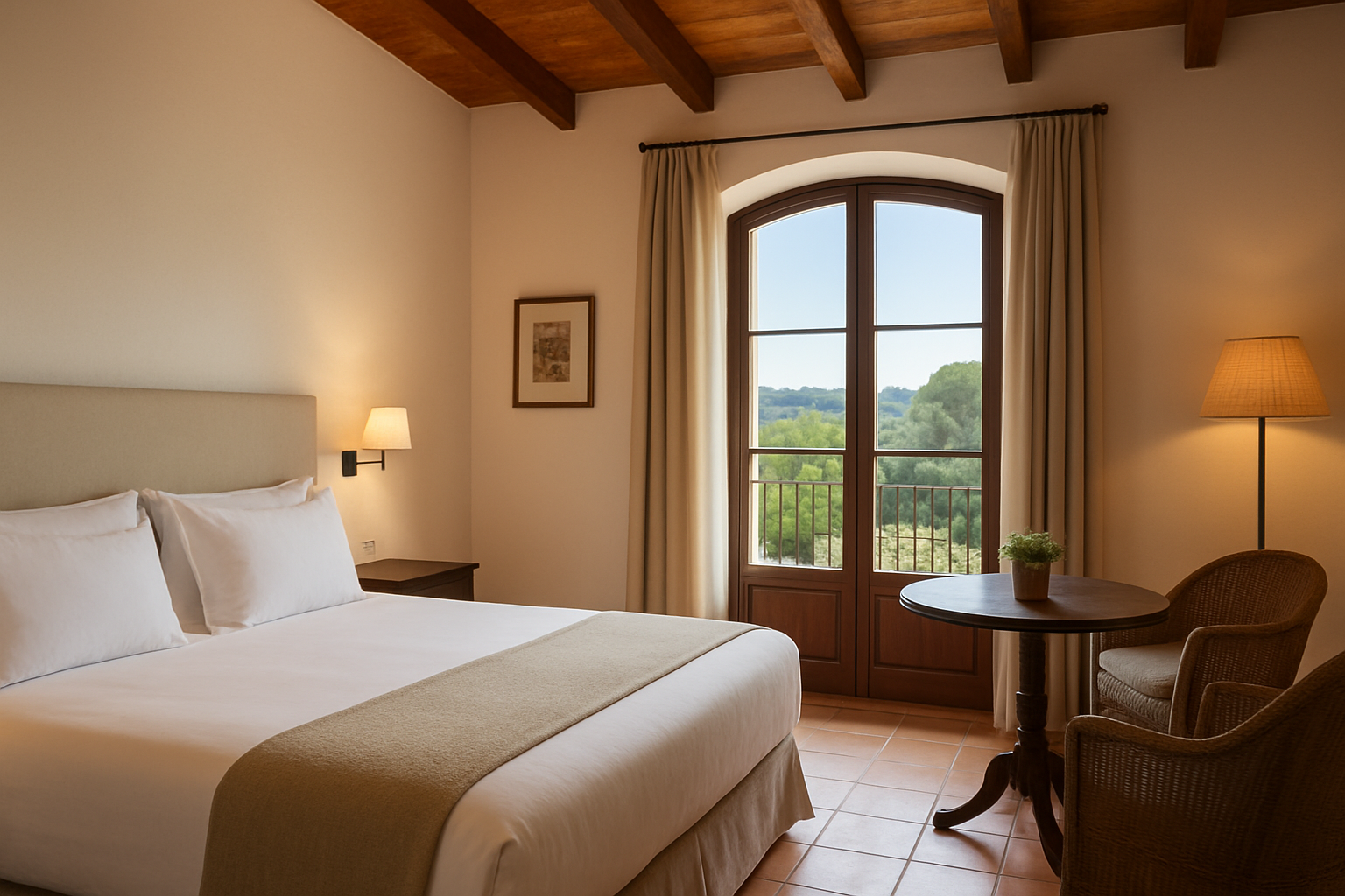 Illustration for Habitaciones, servicios y comparativas que marcan la diferencia related to estancia tranquila y cultural en un hotel de mallorca