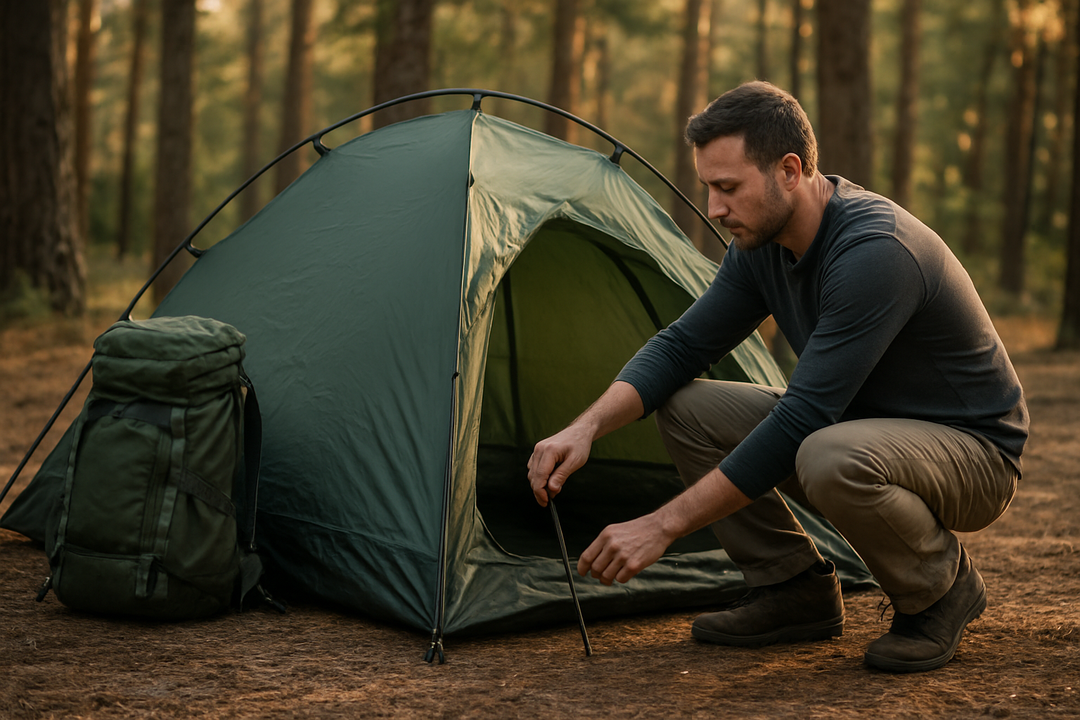 Illustration for Packability and Setup Speed: Planning for the Five-Minute Camp related to blog post for 2025-11-09