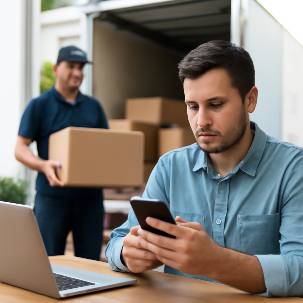 Illustration for From Booking to Door-to-Door Move: Where AMB Moving & Storage Inc Fits In related to faisal movers online booking