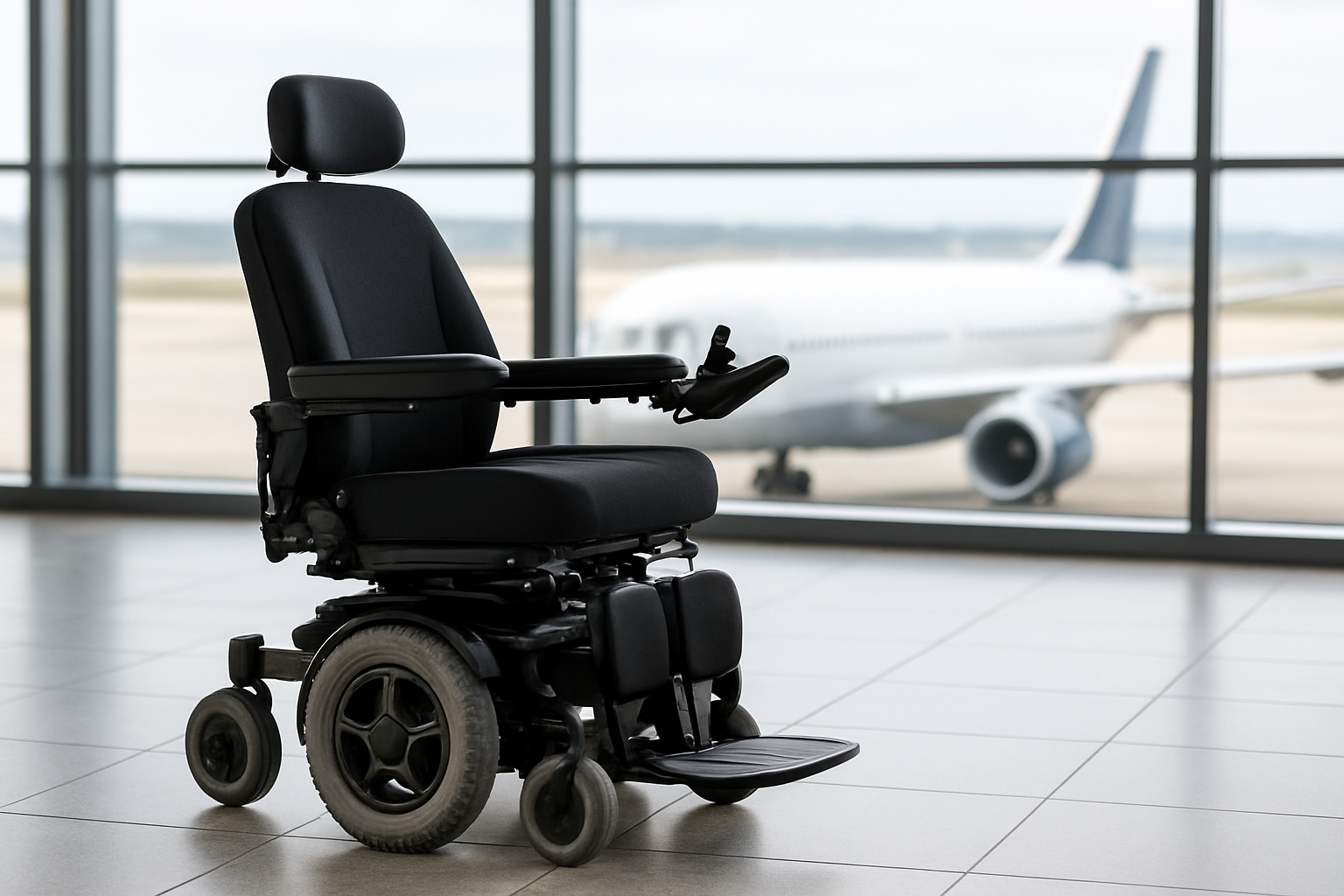 Illustration for 8 TSA [Transportation Security Administration]-Friendly Power Wheelchairs for Flyers related to which power wheelchair is best for travel and airplanes