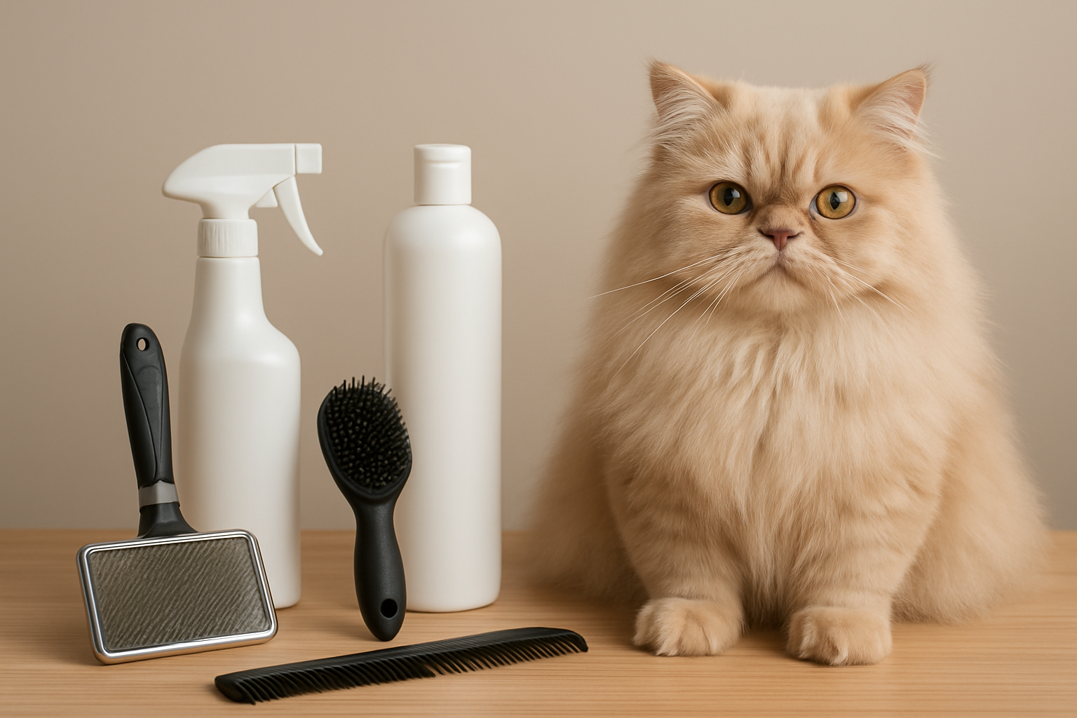 Illustration for Quick-Compare Table: Tools, Uses, and Budget related to persian cat grooming supplies