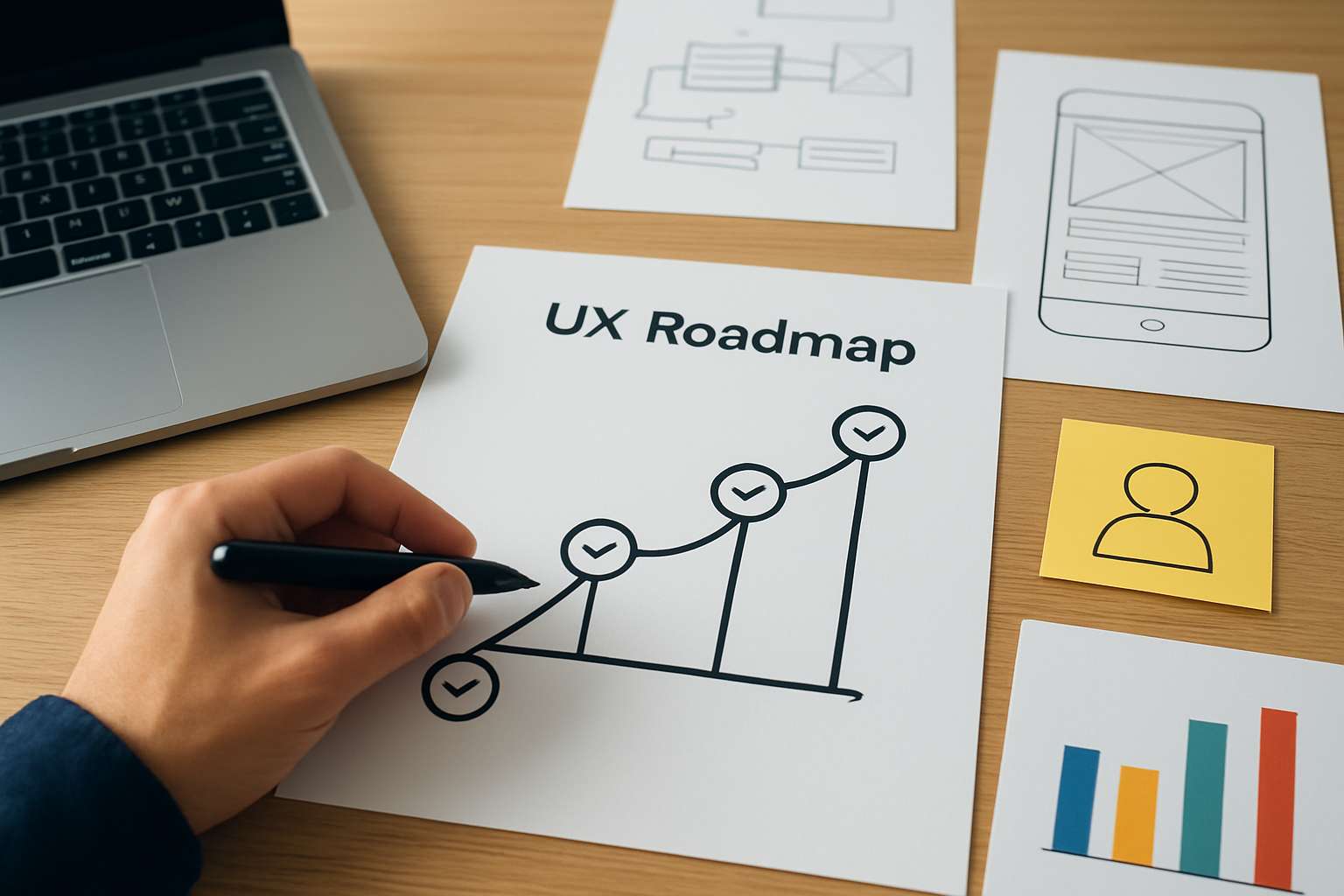 Illustration for Your 90-Day ux (user experience) Roadmap: From Audit to Compounding Results related to ux