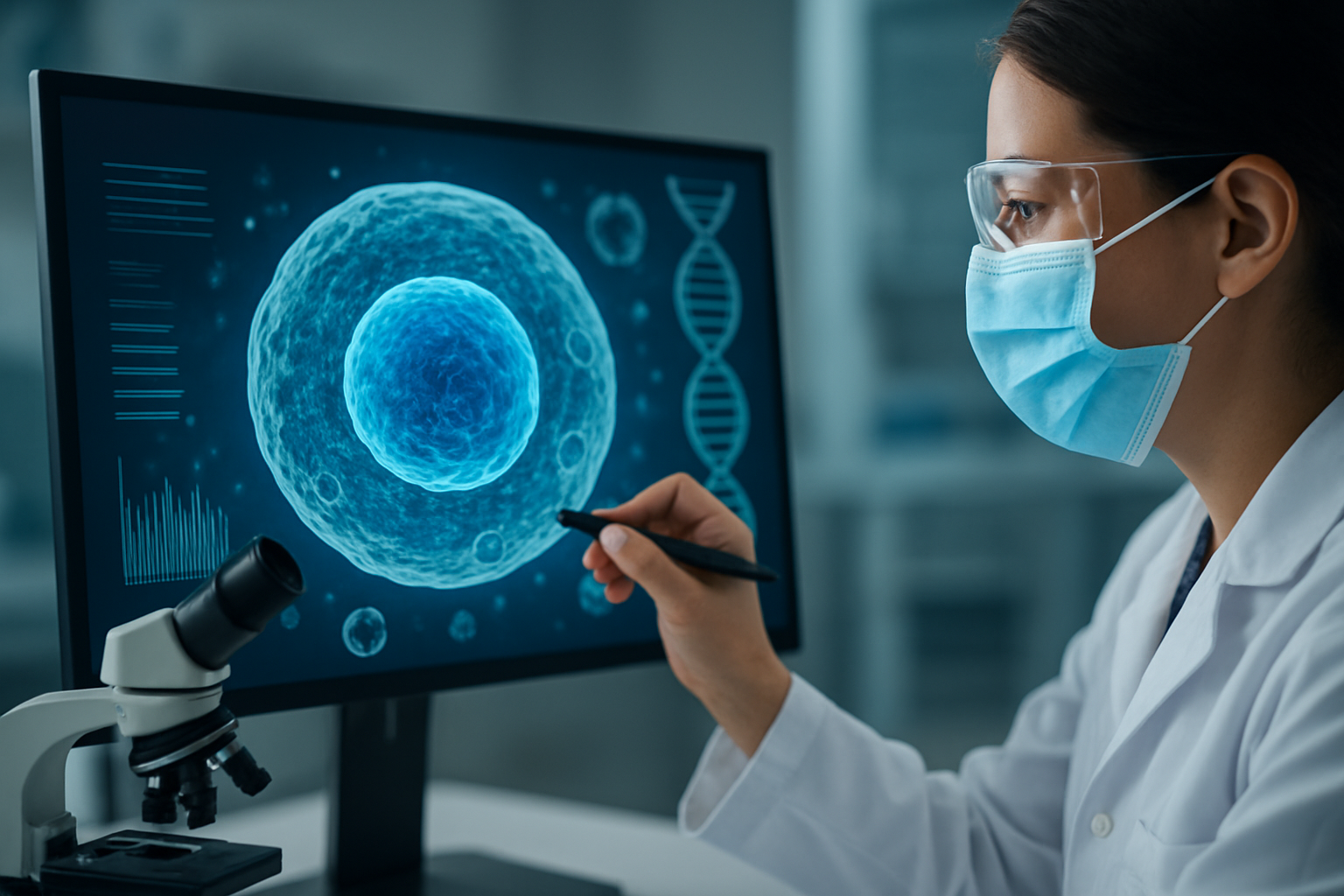 Illustration for The Science We Know (and the Questions We’re Asking) related to cellular frequency balance
