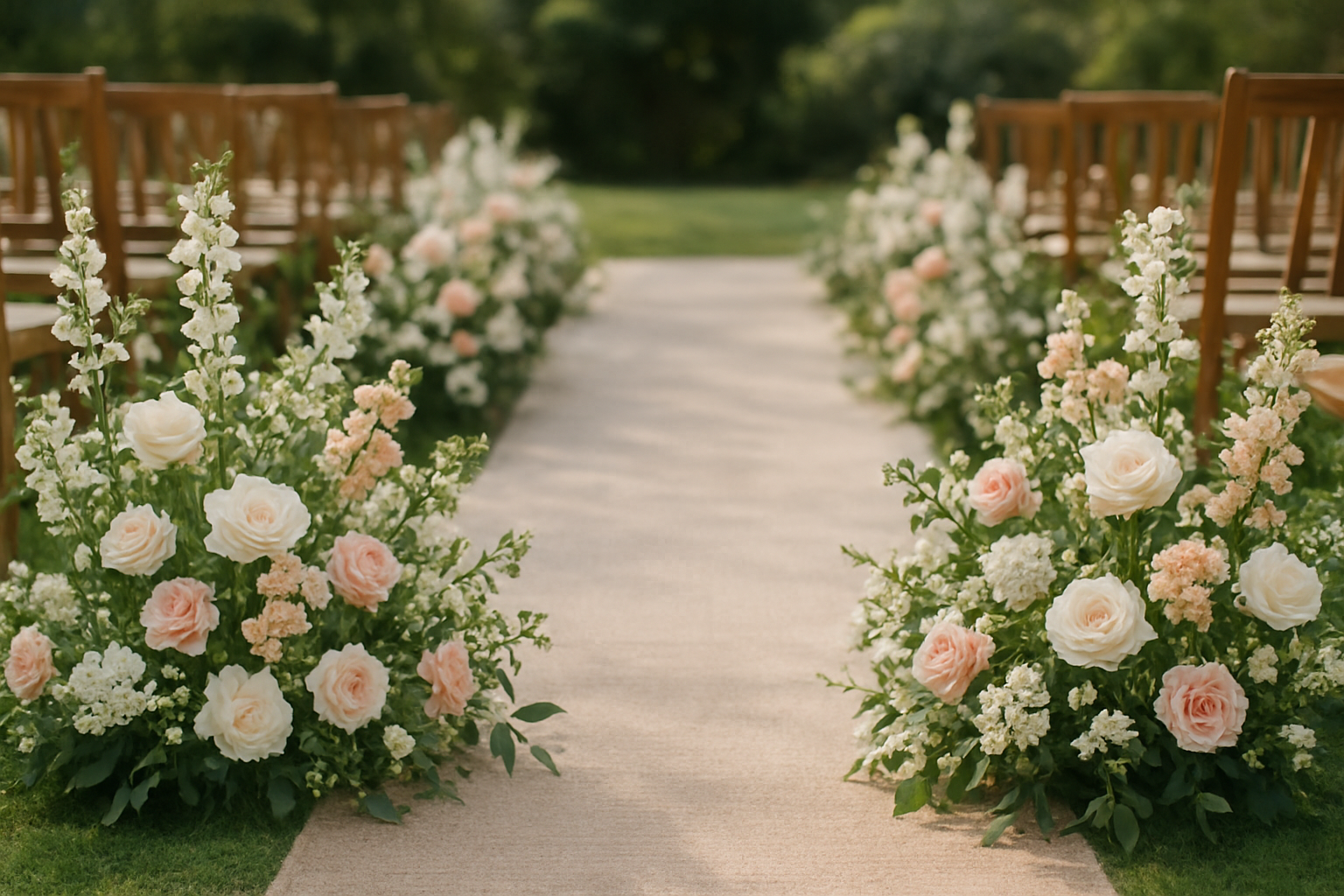 Illustration for Seasonality and Sourcing: Your Local Bloom Calendar related to ceremony aisle flowers perth