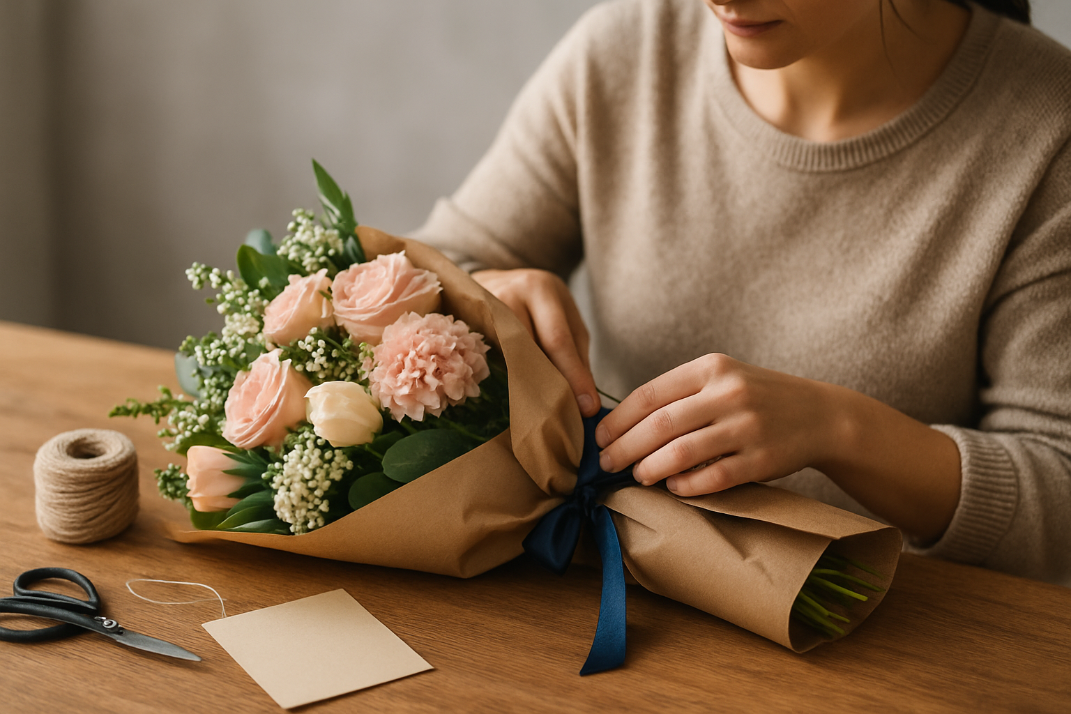 Illustration for Real-World Scenarios: How Perth Shoppers Get It Right related to personalised message and gift wrapping flowers perth