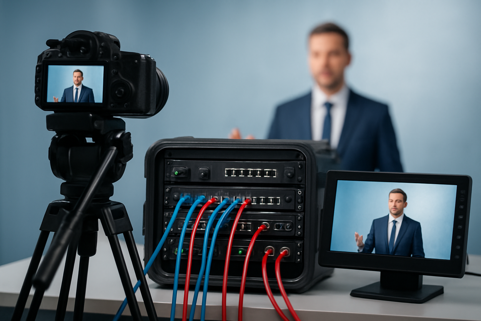 Illustration for Redundancy That Saves Shows: Power, Network, and Signal Paths related to live stream recording and delivery brisbane