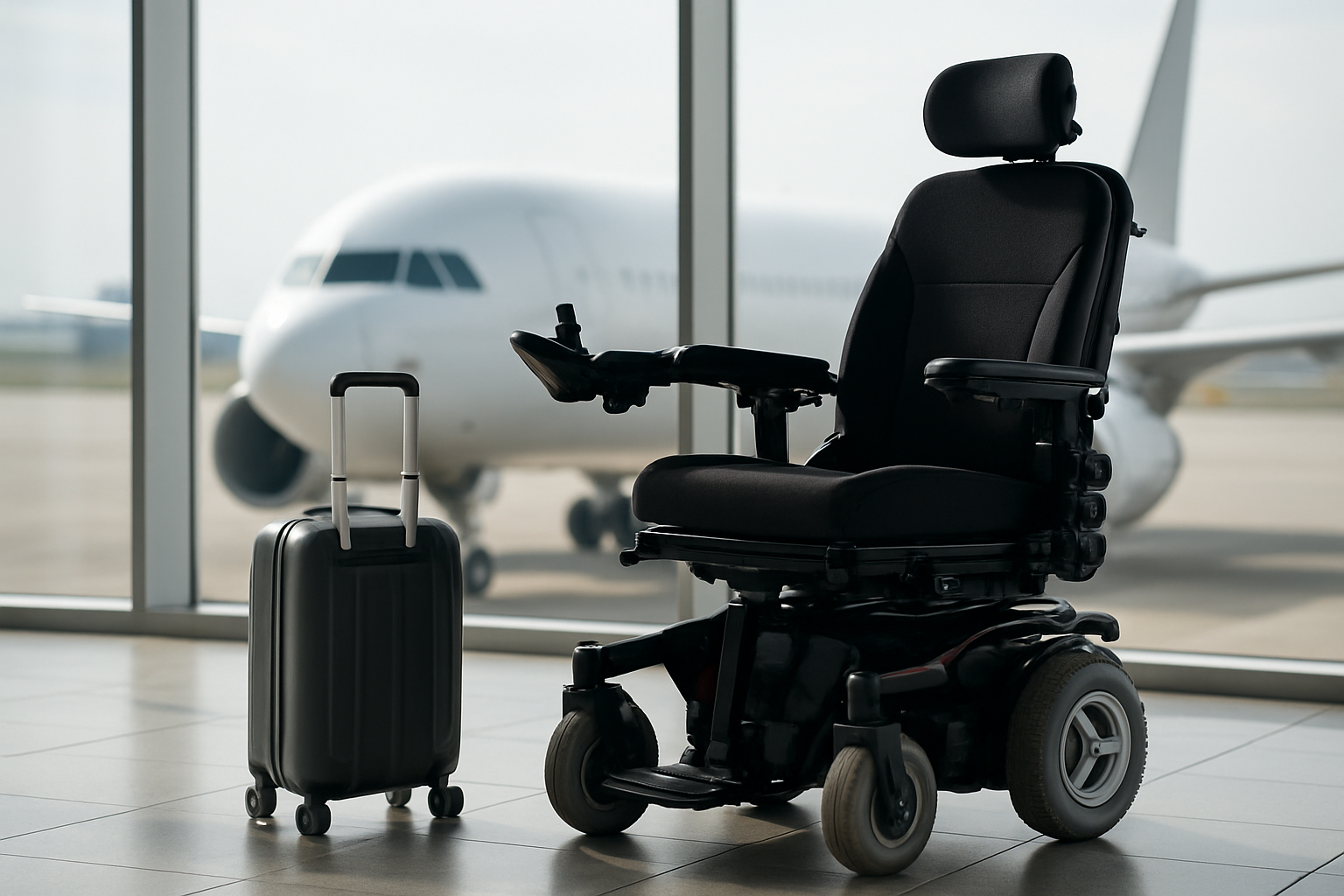 Illustration for Why Travelers Choose Go Wheelchairs for Air Travel related to travel friendly electric wheelchair accessories