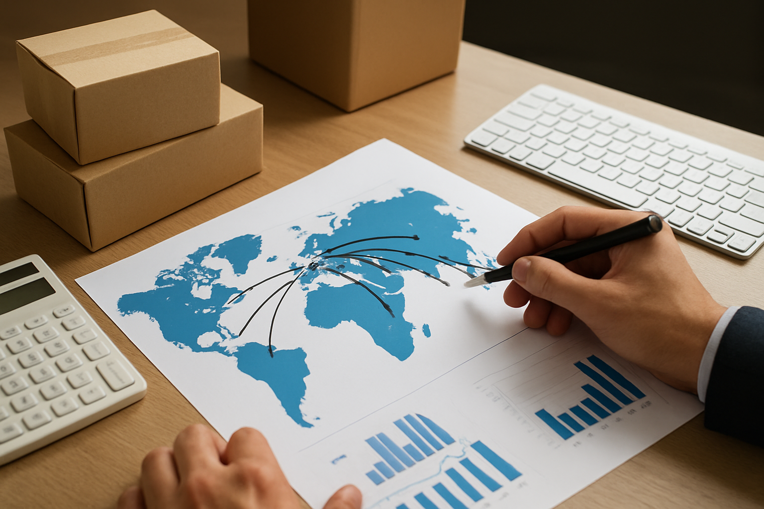 Illustration for UK (United Kingdom), EU (European Union) and Worldwide Distribution: Routes, Rates and the IOS (International One-Stop) Advantage related to magazine postage rate optimisation for publishers