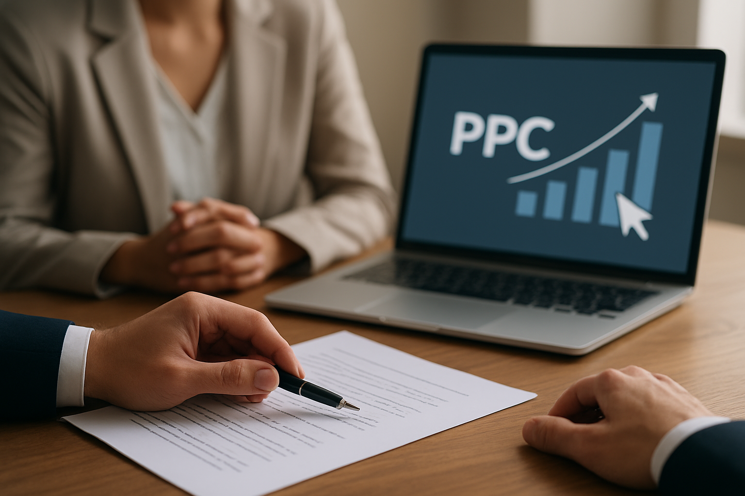 Illustration for Key Questions to Ask Before You Sign With a PPC (pay per click) Partner related to ppc advertising agencies