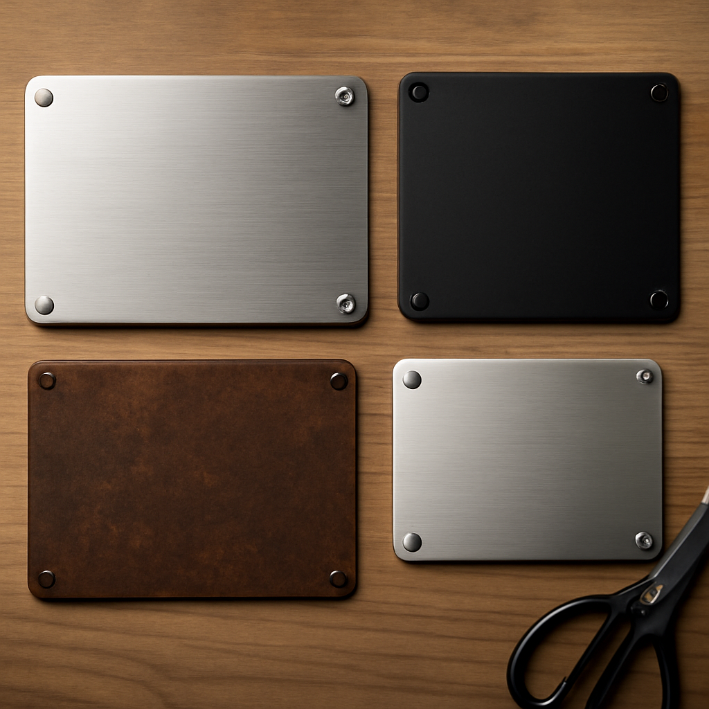 Illustration for Materials, Finishes, and Durability: A Handy Comparison related to custom design metal signs