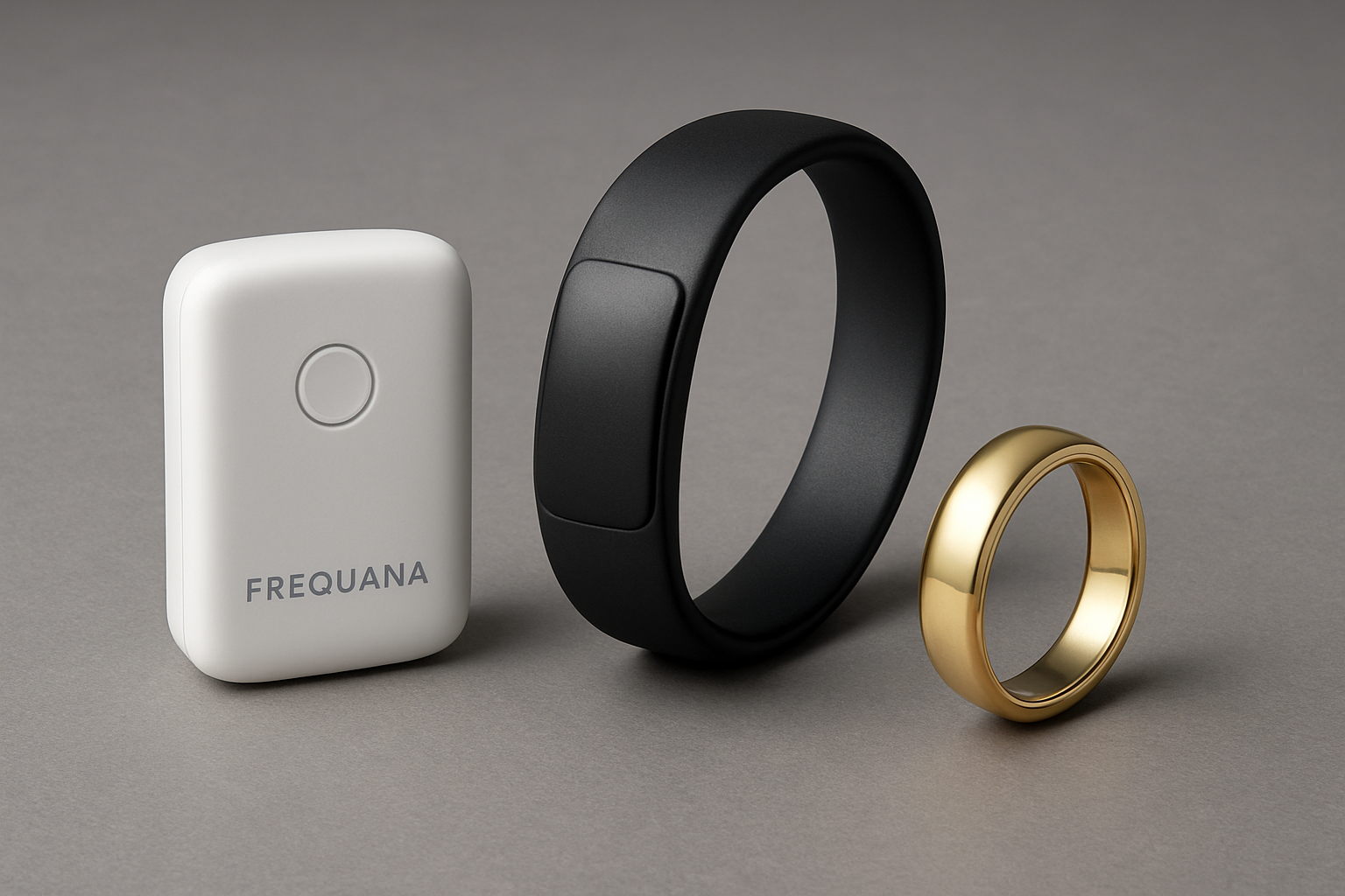 Illustration for The Anywhere Healing Lineup Explained: Frequana, Alpha Wearable, Charisma Ring related to discreet wearable frequency therapy for work and travel