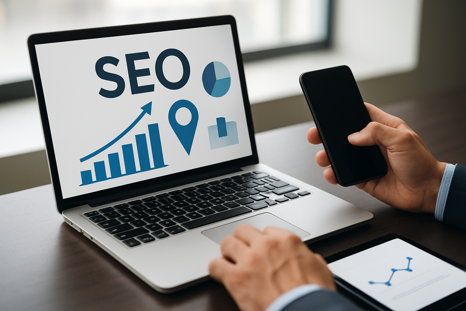 Illustration for Search Visibility That Scales: National & Local SEO (Search Engine Optimization) for Multimedia related to multimedia website