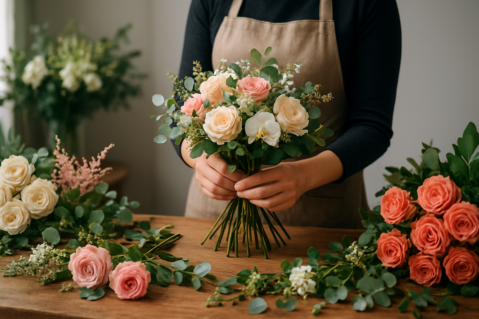 Illustration for Weddings, Funerals, and Events: Tailored Floristry for Life’s Big Moments related to florists