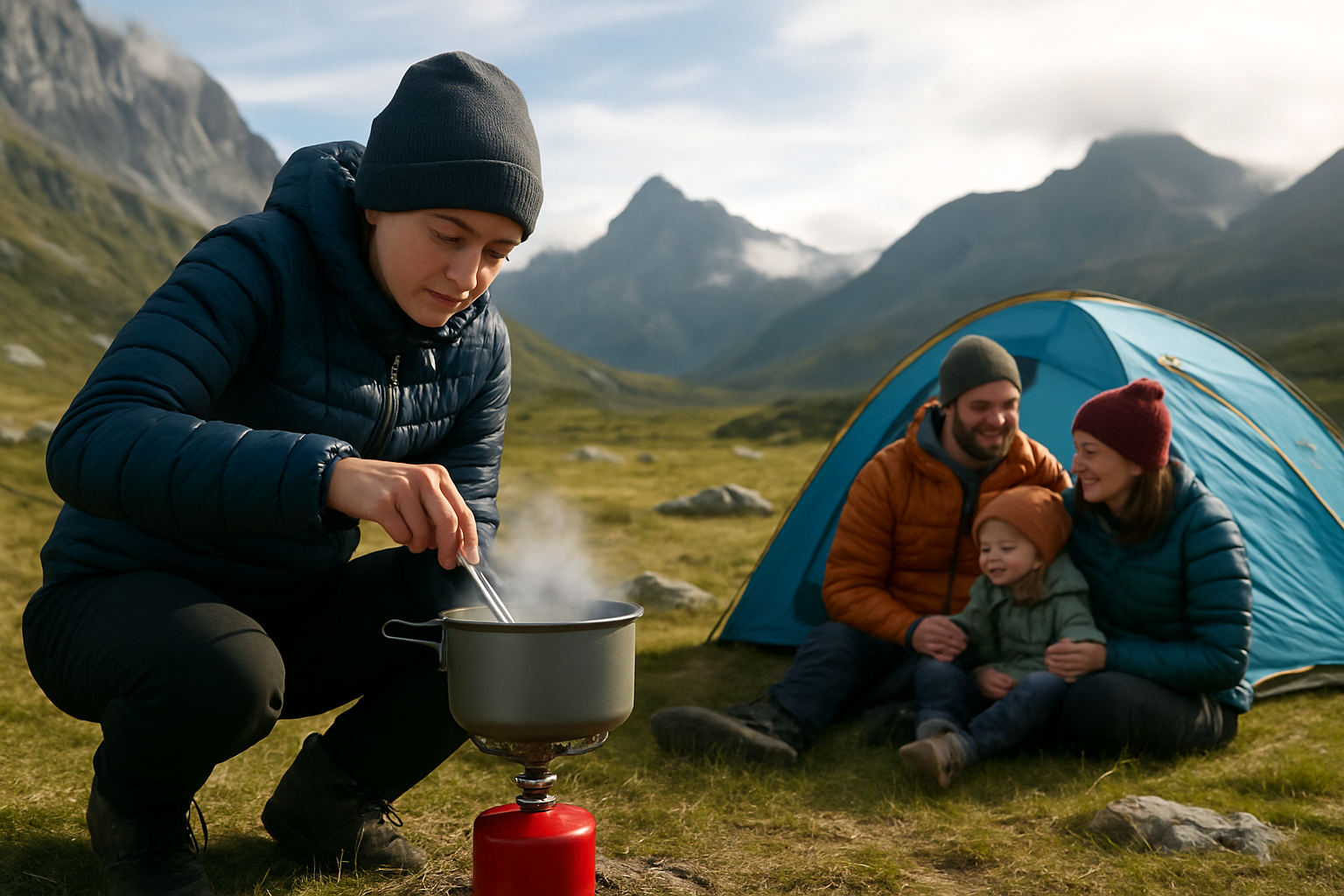 Illustration for Real-World Scenarios: From Ultralight Peaks to Family Basecamps related to trip tuned stove lab