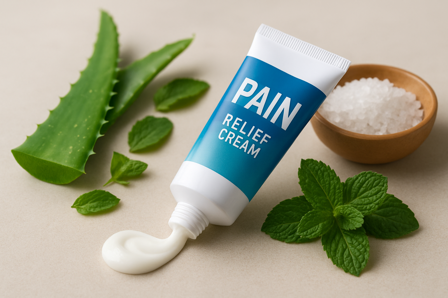 Illustration for Neuropasil’s Fast-Acting Formula: What Sets It Apart related to natural menthol aloe urea pain cream