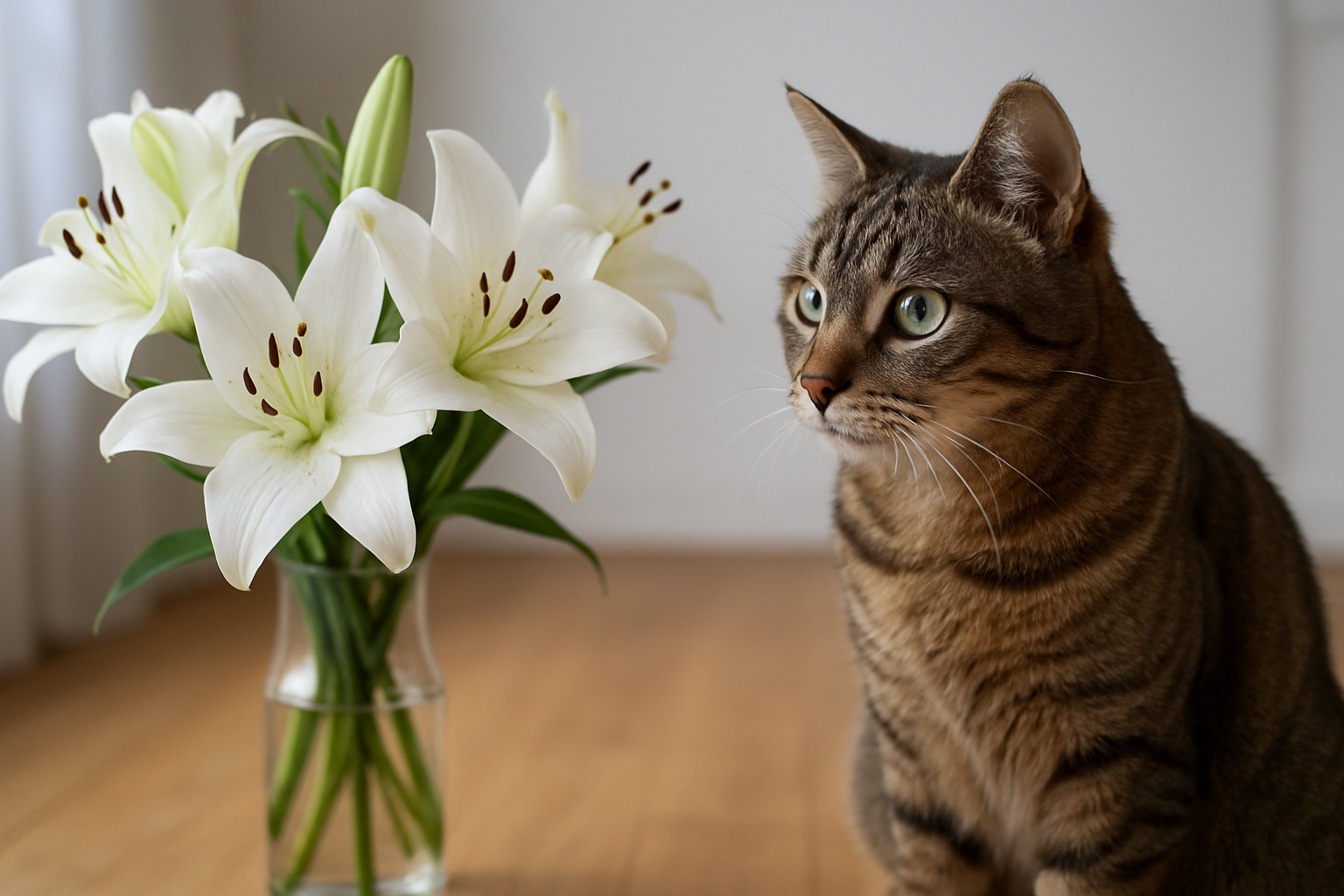 Illustration for Lily-Proof Your Home: A Simple Safety Audit That Works related to lily and cats