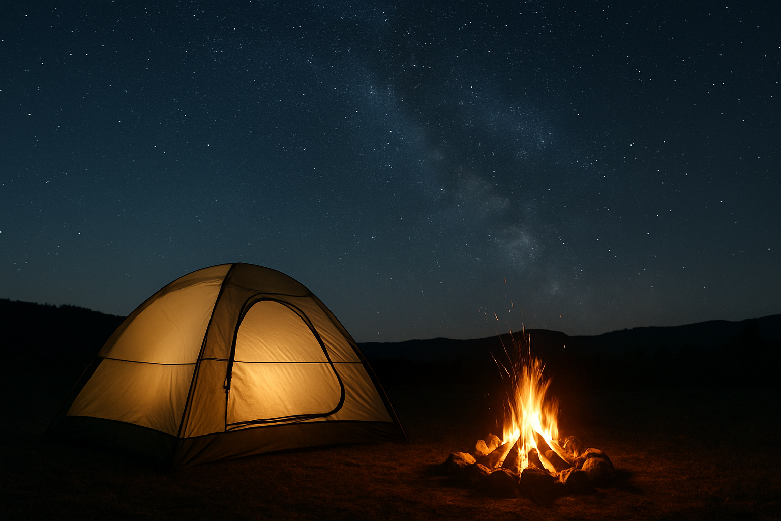 Illustration for How Camp Crew Lighting Makes Smart, Dark-Sky Choices Easy related to blog post for 2025-11-12