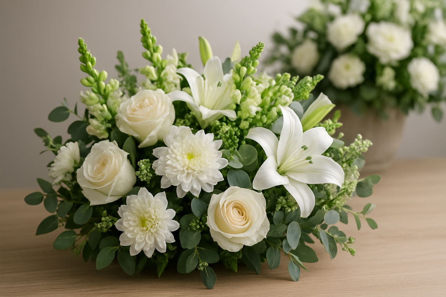 Illustration for Perth Seasonality Guide for Meaningful Stems related to what are the best funeral flower arrangements in perth