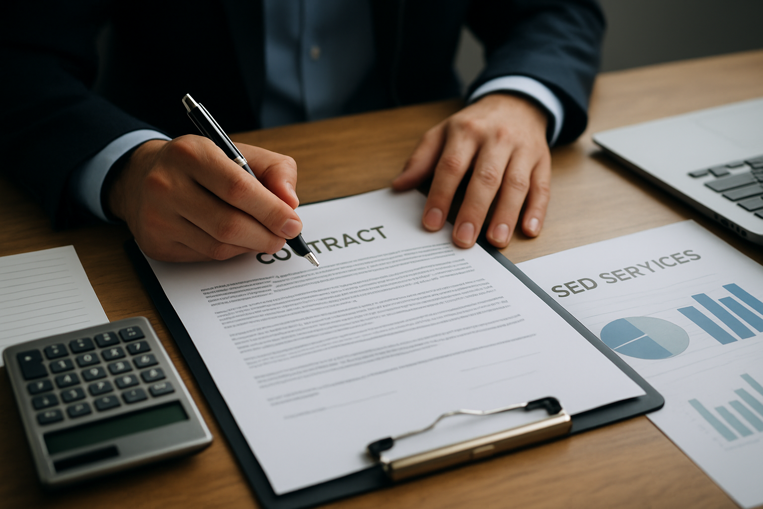 Illustration for Pricing, Contracts, and Service Level Expectations related to seo services seo