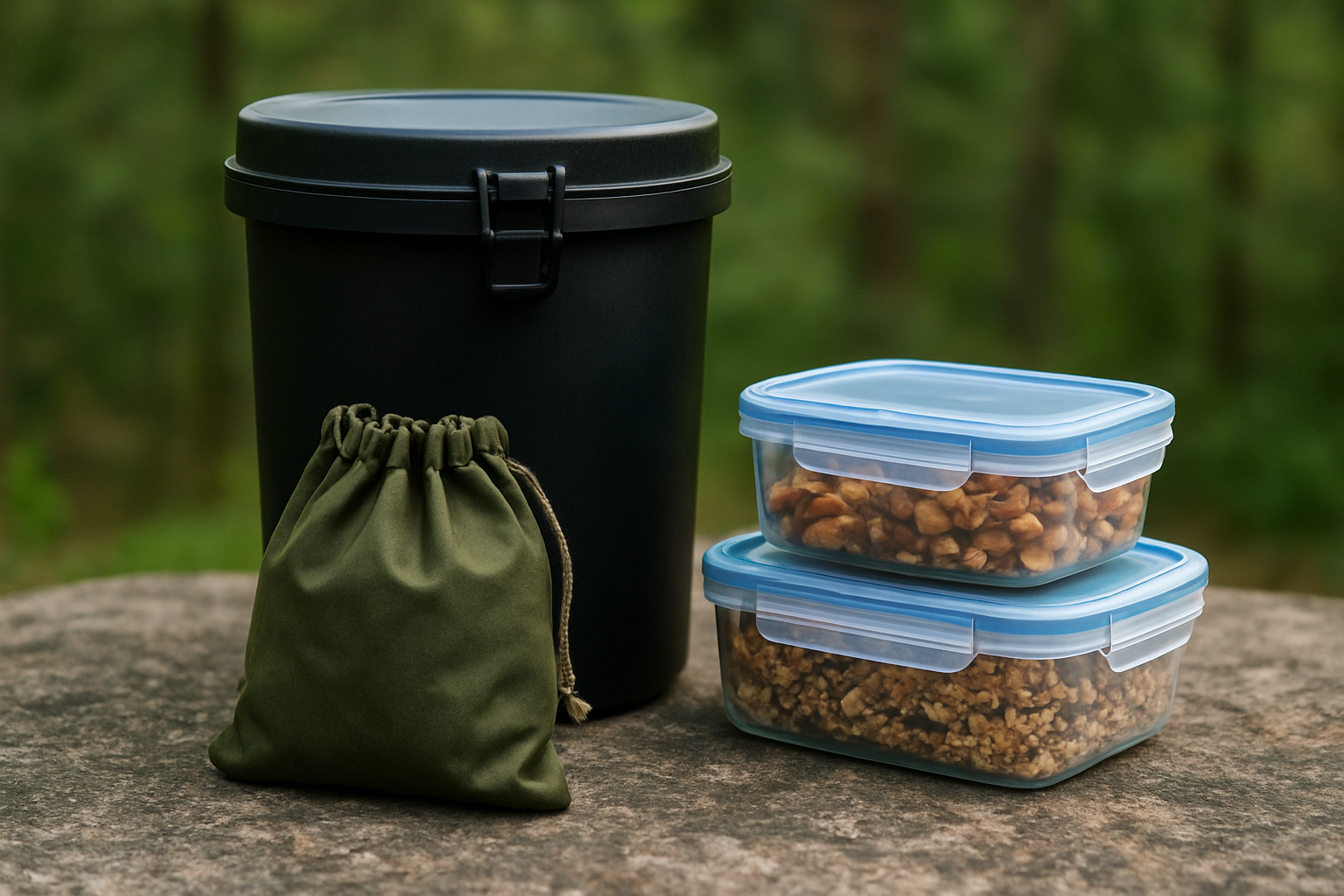 Illustration for Packing Tactics, Monitoring, and Real-World Examples related to outdoor food storage solutions