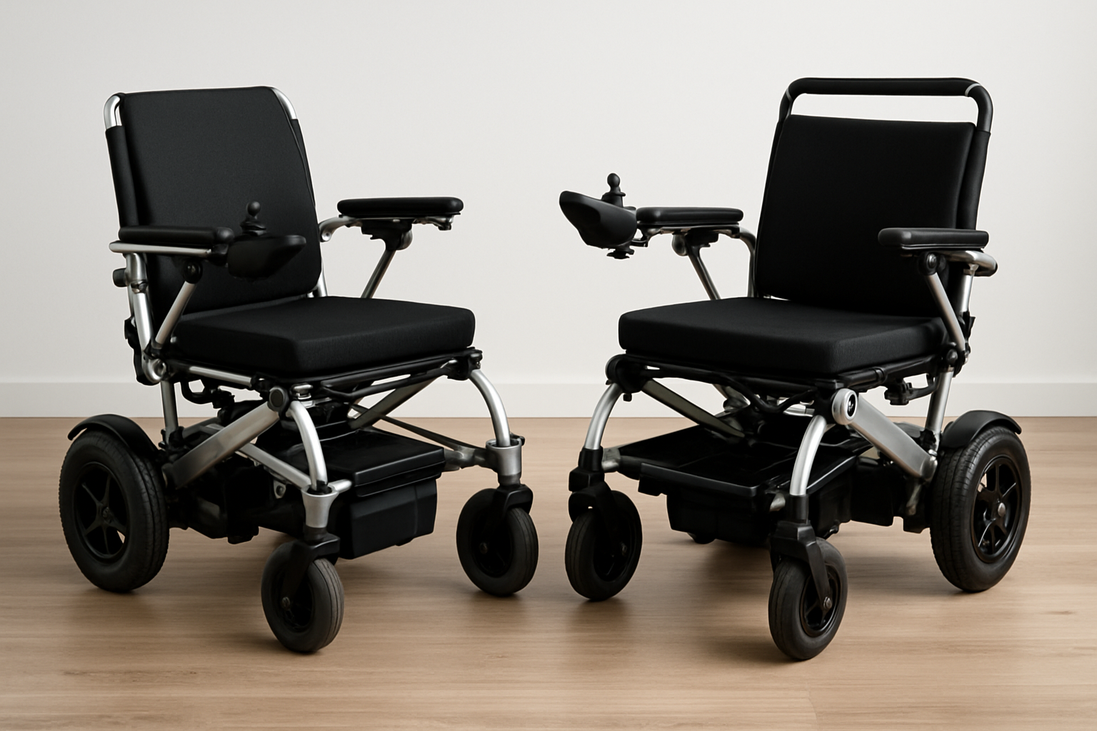 Illustration for At-a-Glance Comparison: Specs You Can Use on Booking Day related to which lightweight folding electric wheelchair is best for travel