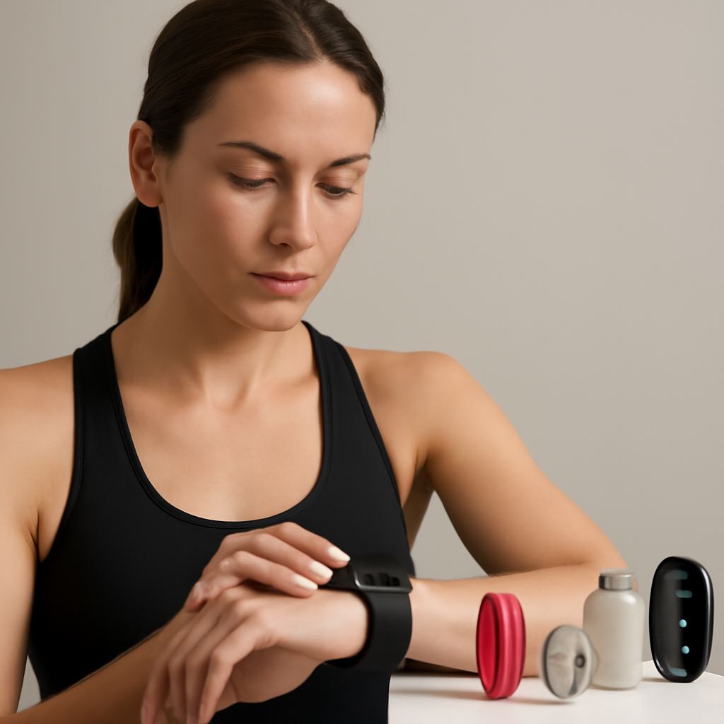 Illustration for How to Choose the Right Wearable for Your Goals related to non invasive wellness solutions