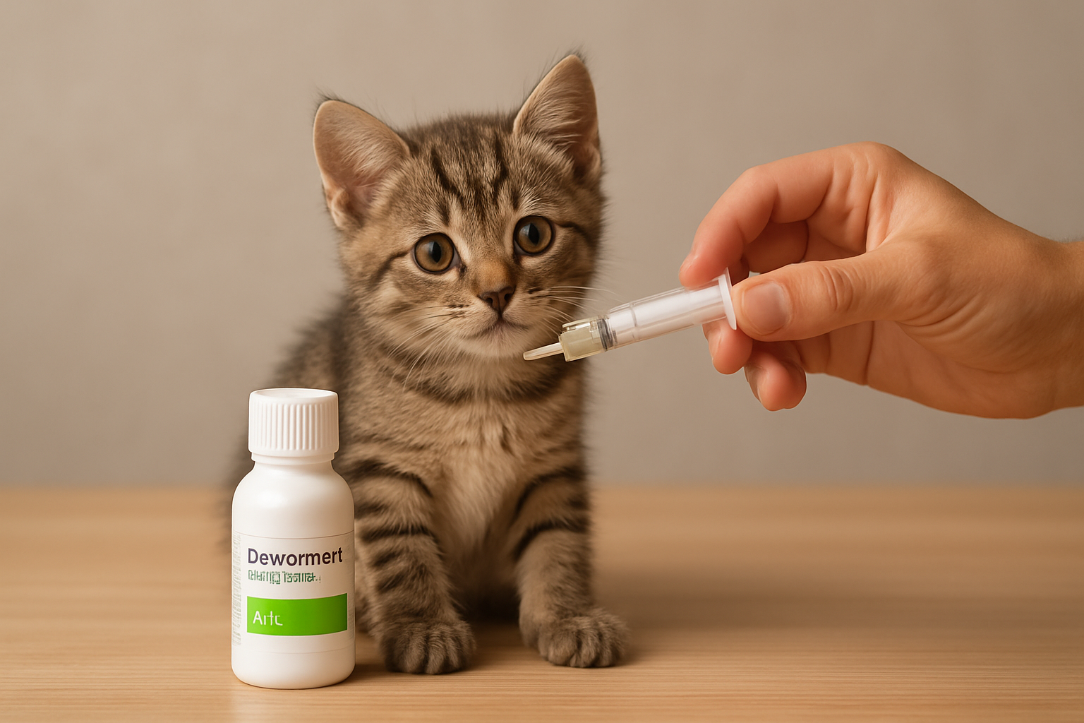 Illustration for Kitten Dosing and Timing: A Simple Schedule That Works related to bayer drontal broad spectrum dewormer kittens