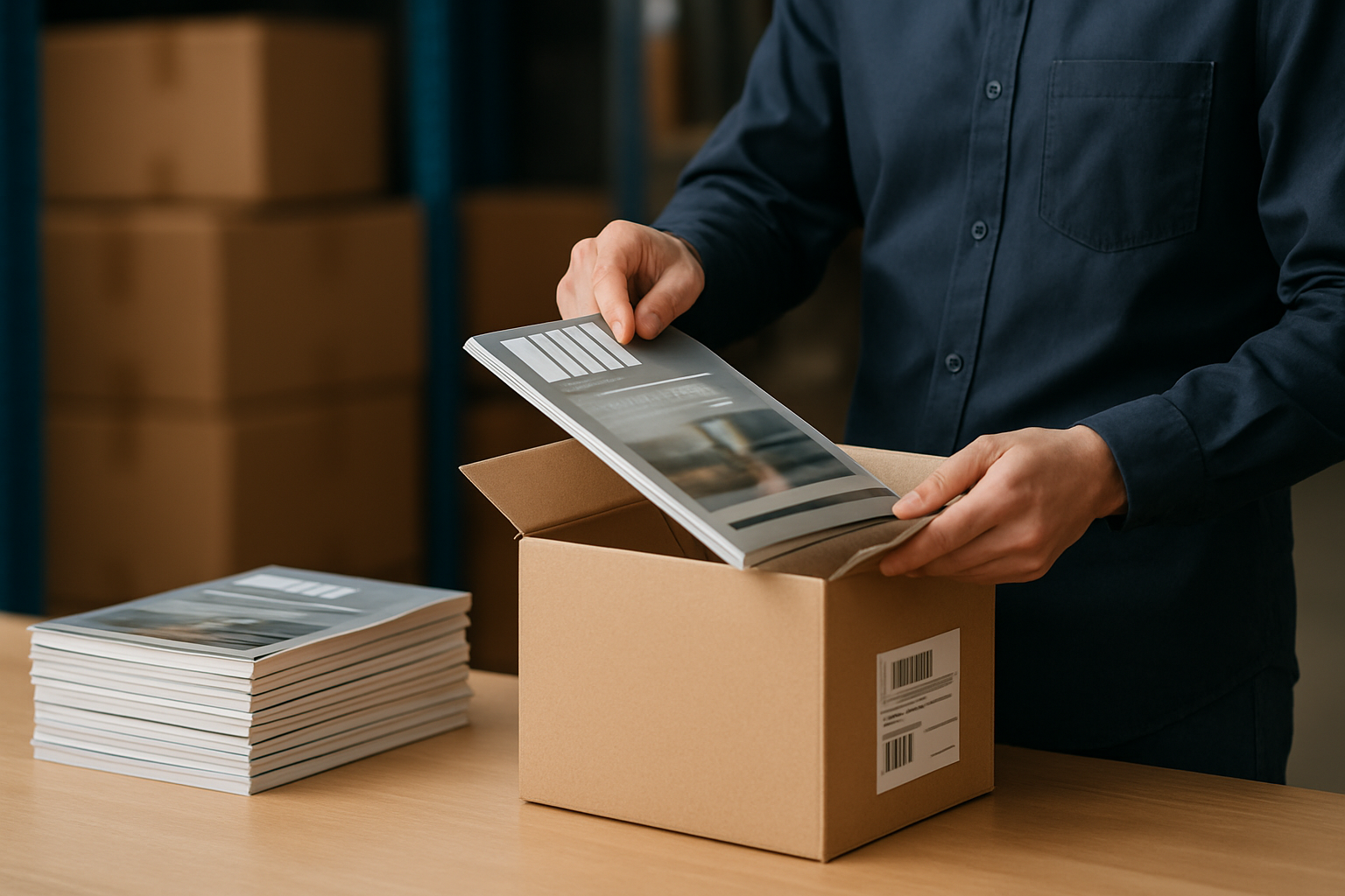 Illustration for How does it work in 10 field-tested steps? related to international bulk magazine shipping and mailing