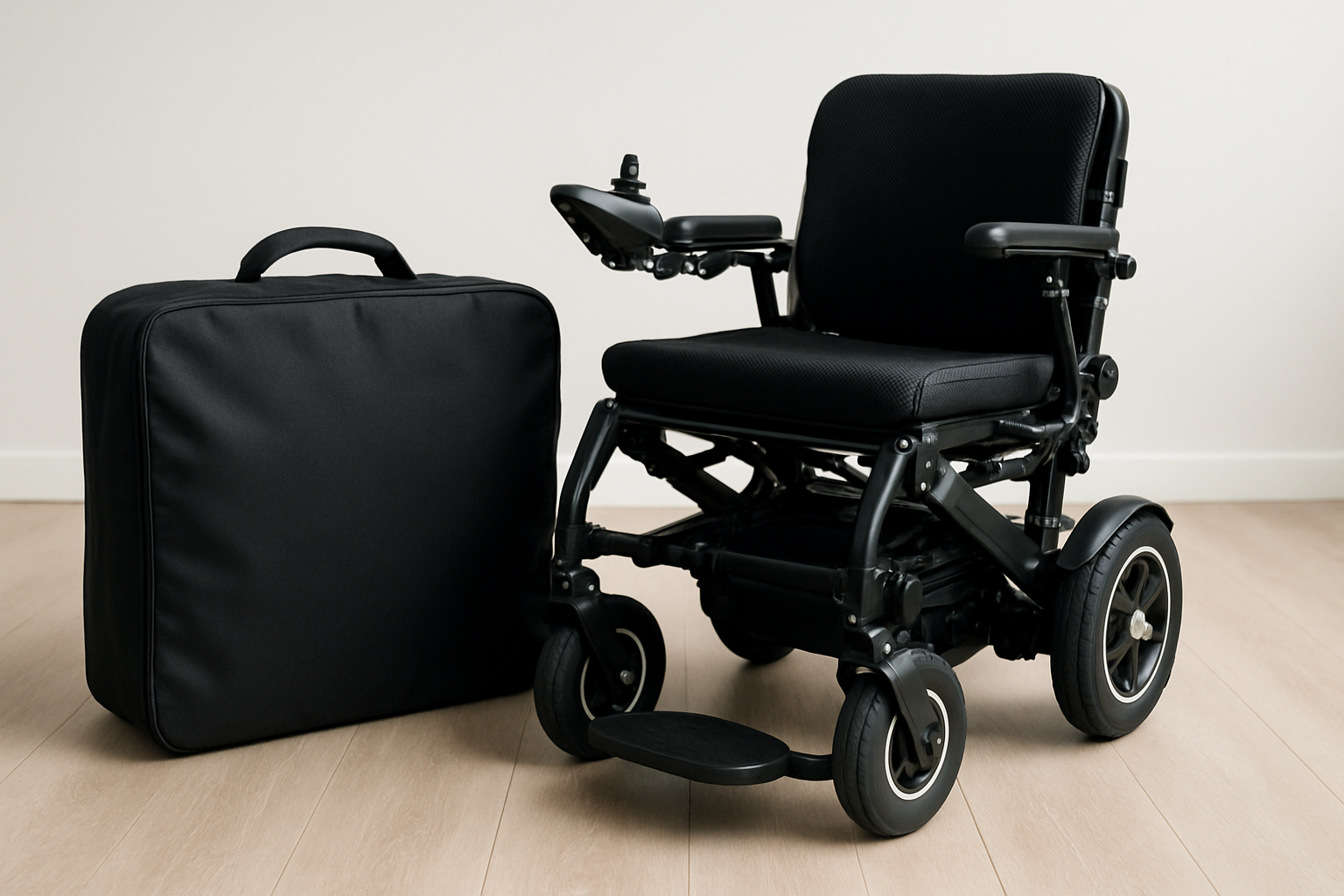 Illustration for Your Ultimate Packing and Paperwork Checklist related to travel ready folding power chair with carry case