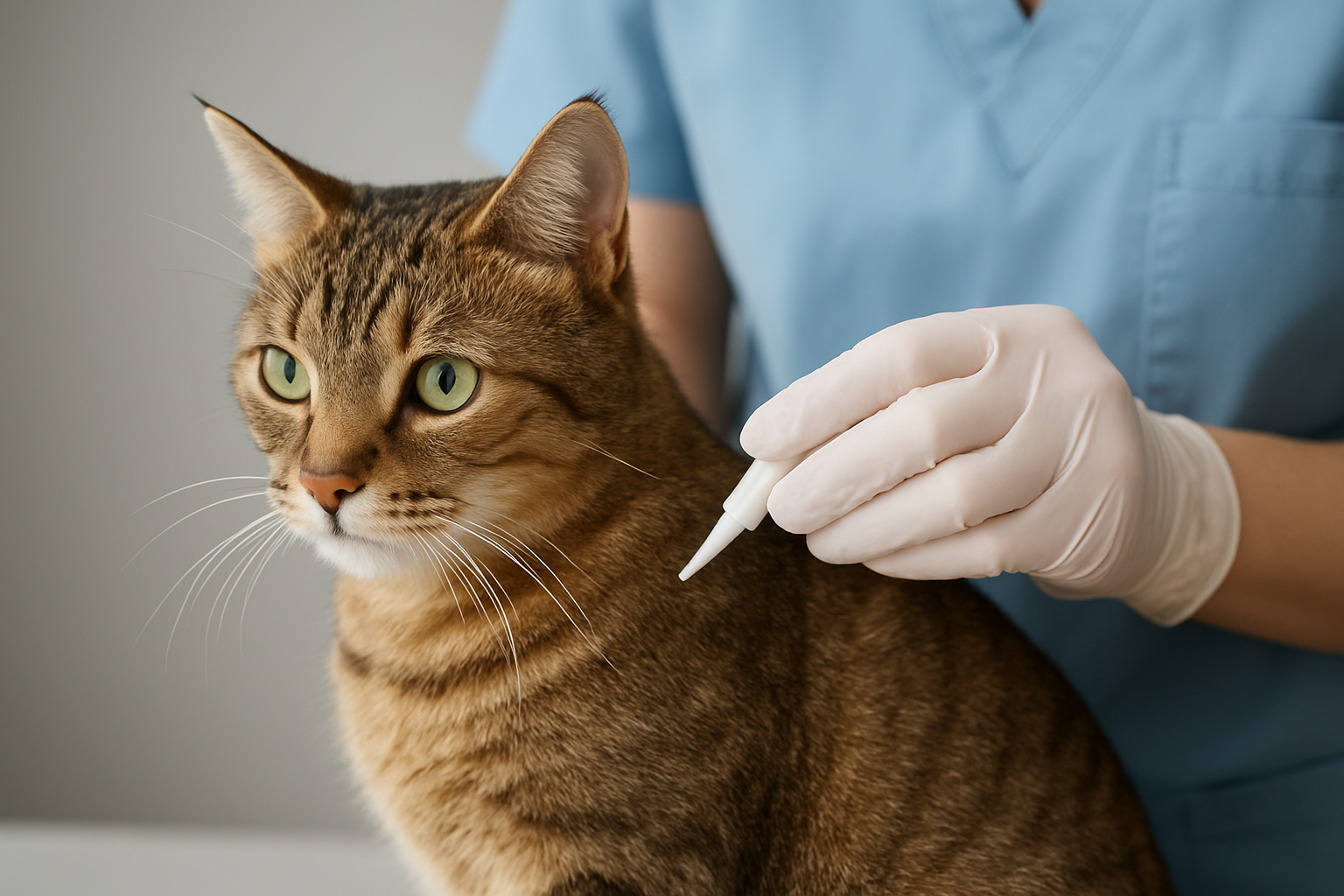 Illustration for How to Choose the Right Topical for Your Cat and Budget related to flea control in cats