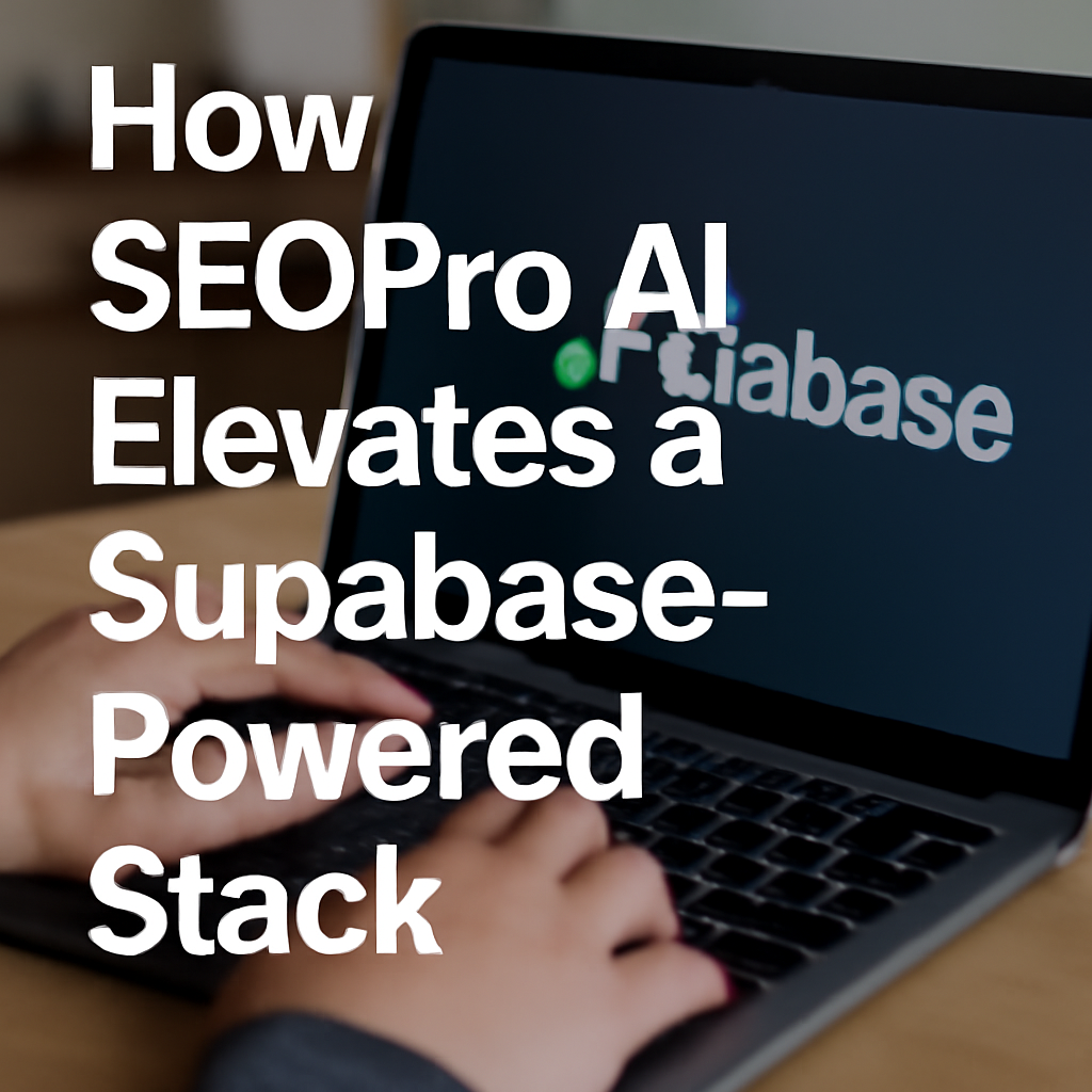 Illustration for How SEOPro AI Elevates a Supabase-Powered Stack related to Supabase