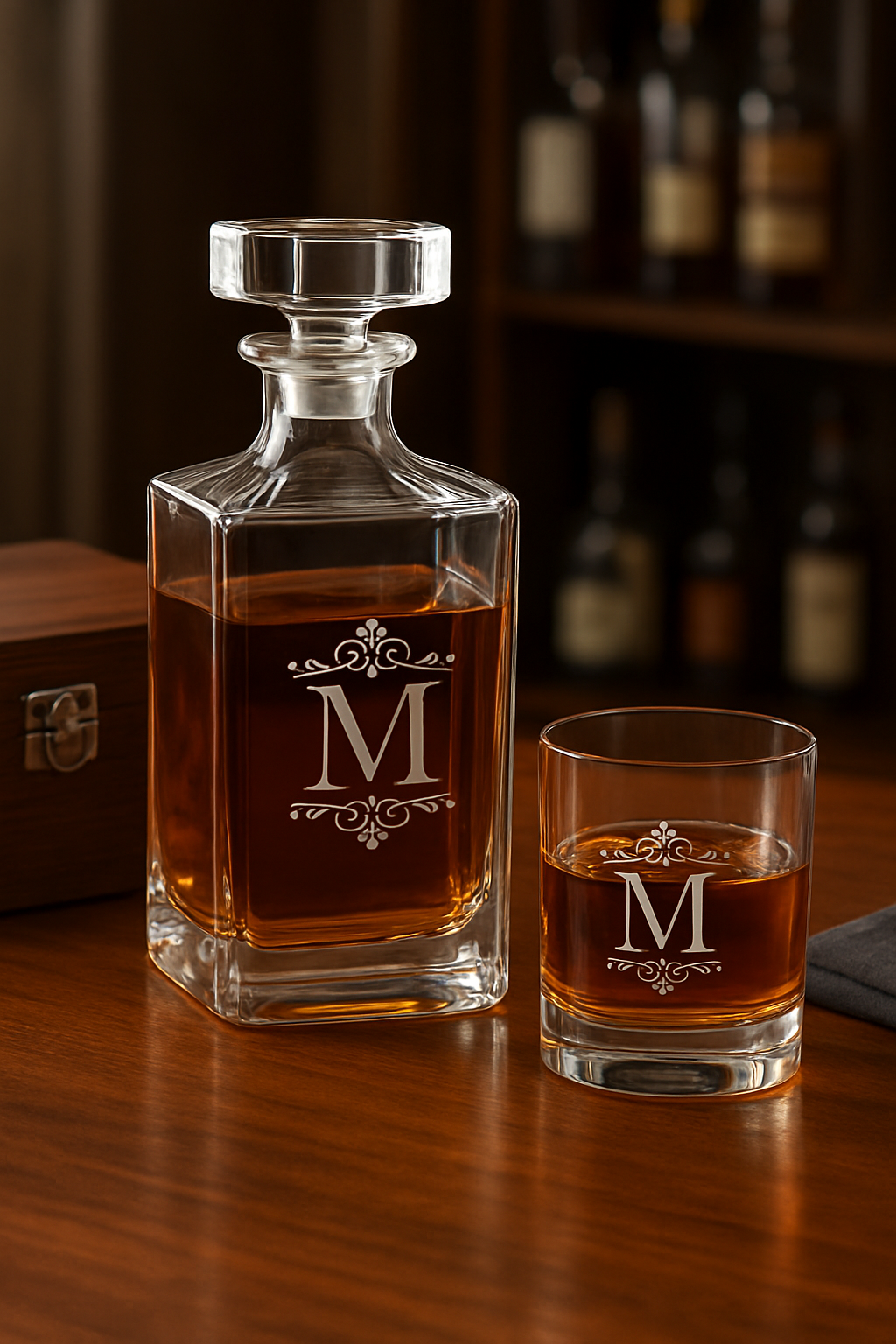 Illustration for Install, Care, and Keep It Looking Sharp for Years related to home bar gifts personalized