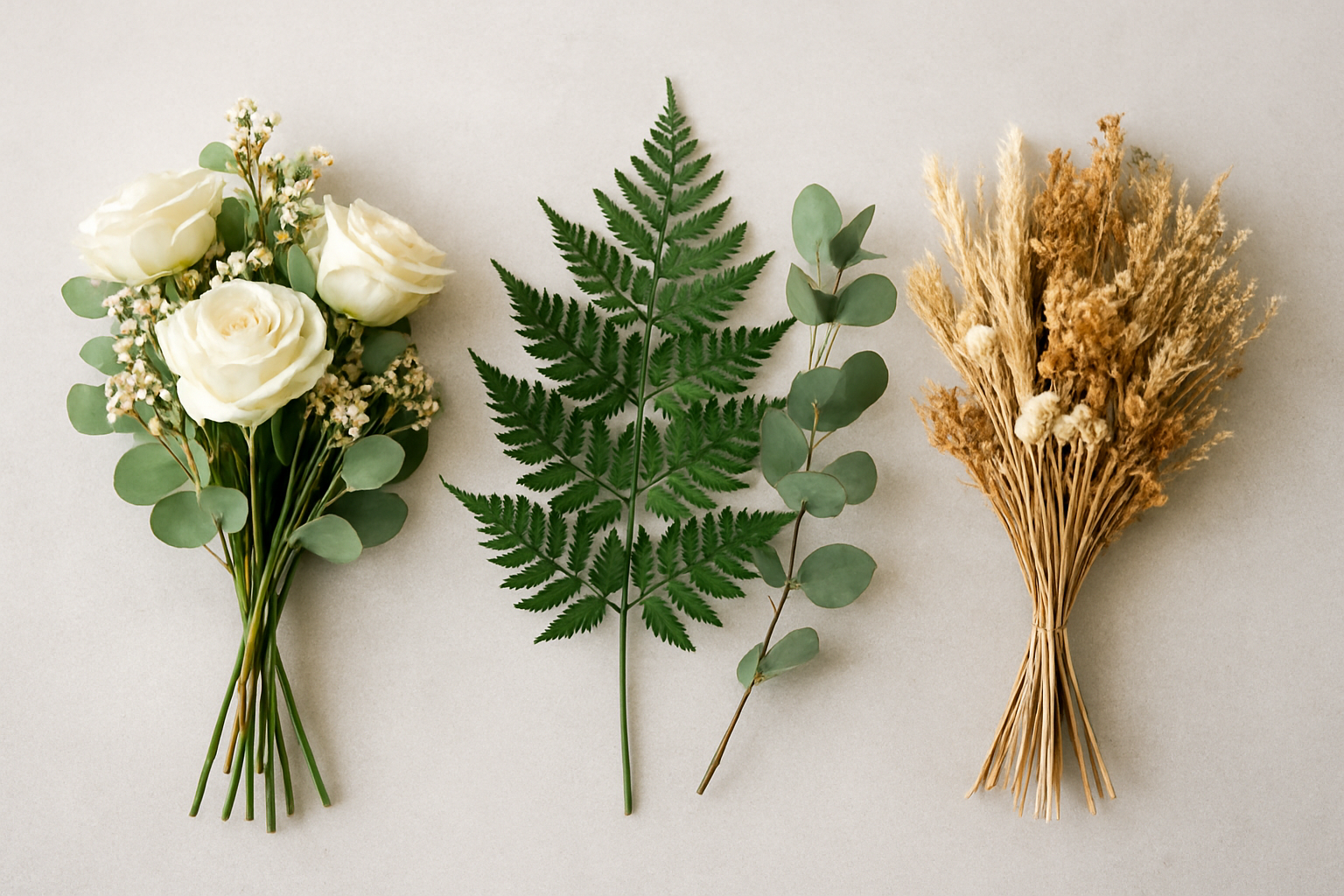Illustration for Fresh, Preserved, or Dried: Choosing Materials for Perth’s Climate related to bespoke floral designs perth