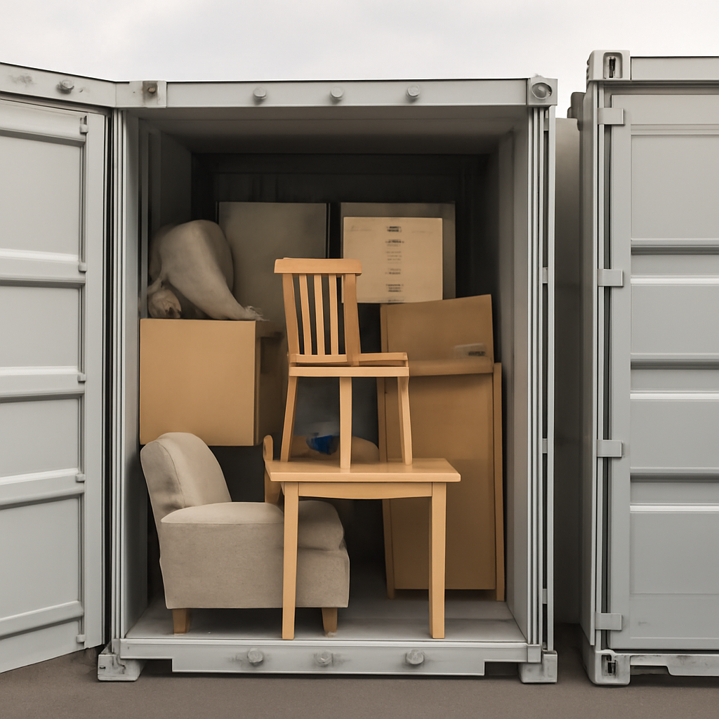 Illustration for Hidden fees and logistics that can tip the balance related to furniture storage pods