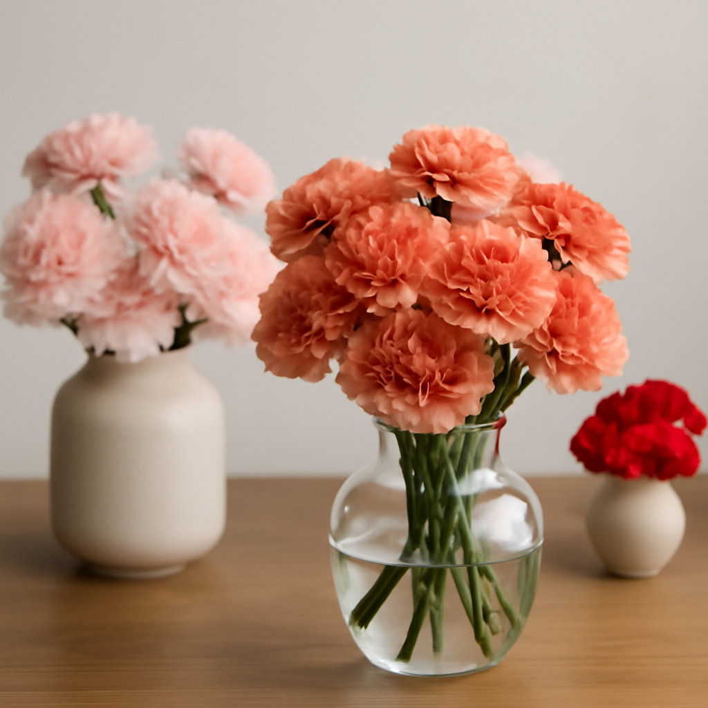 Illustration for Smart Styling: Palettes, Vessels, and Placement related to carnation flower arrangements
