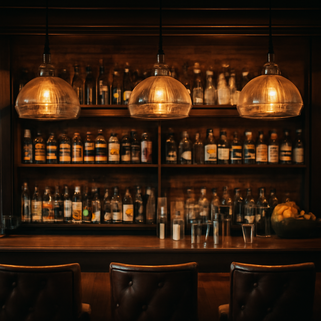 Illustration for Design Like a Pro: Colors, Fonts, and Lighting related to bar theme inspirations