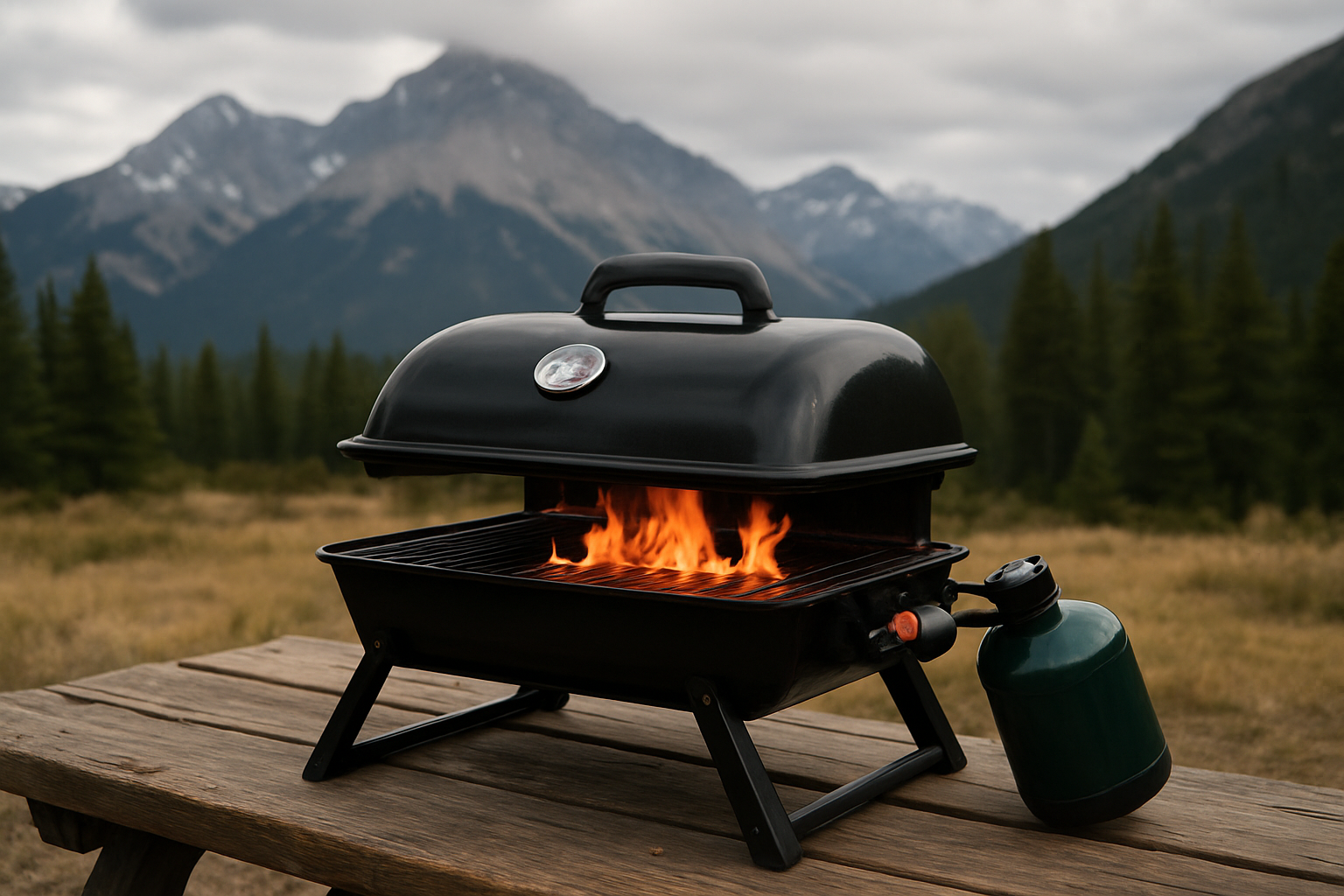 Illustration for Altitude, Wind, and Weather: Techniques That Keep Heat On Your Side related to roaster portable bbq