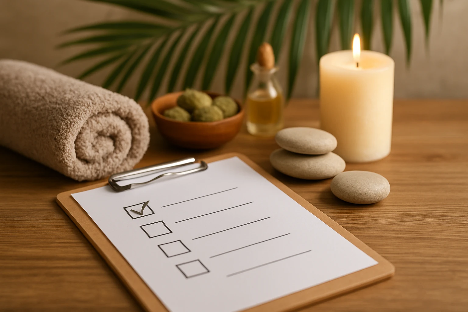 Checklist de validación - spa de relajación Mallorca guide