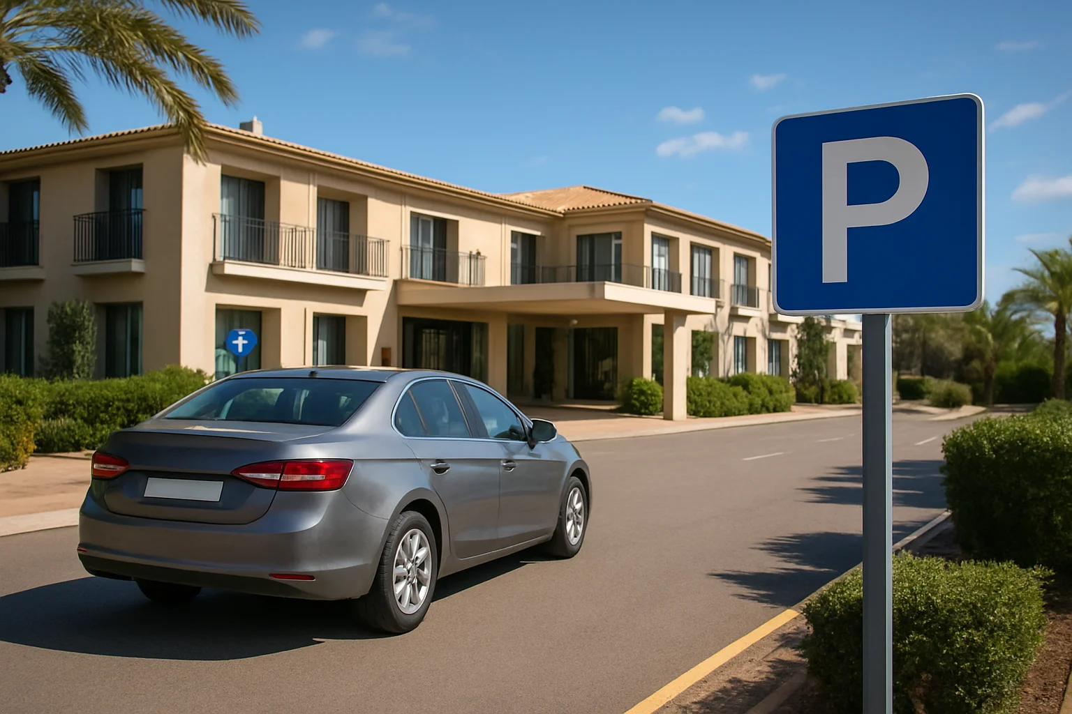 Cómo funciona la llegada y el estacionamiento paso a paso - hotel con wifi gratis y aparcamiento cercano en Capdepera guide